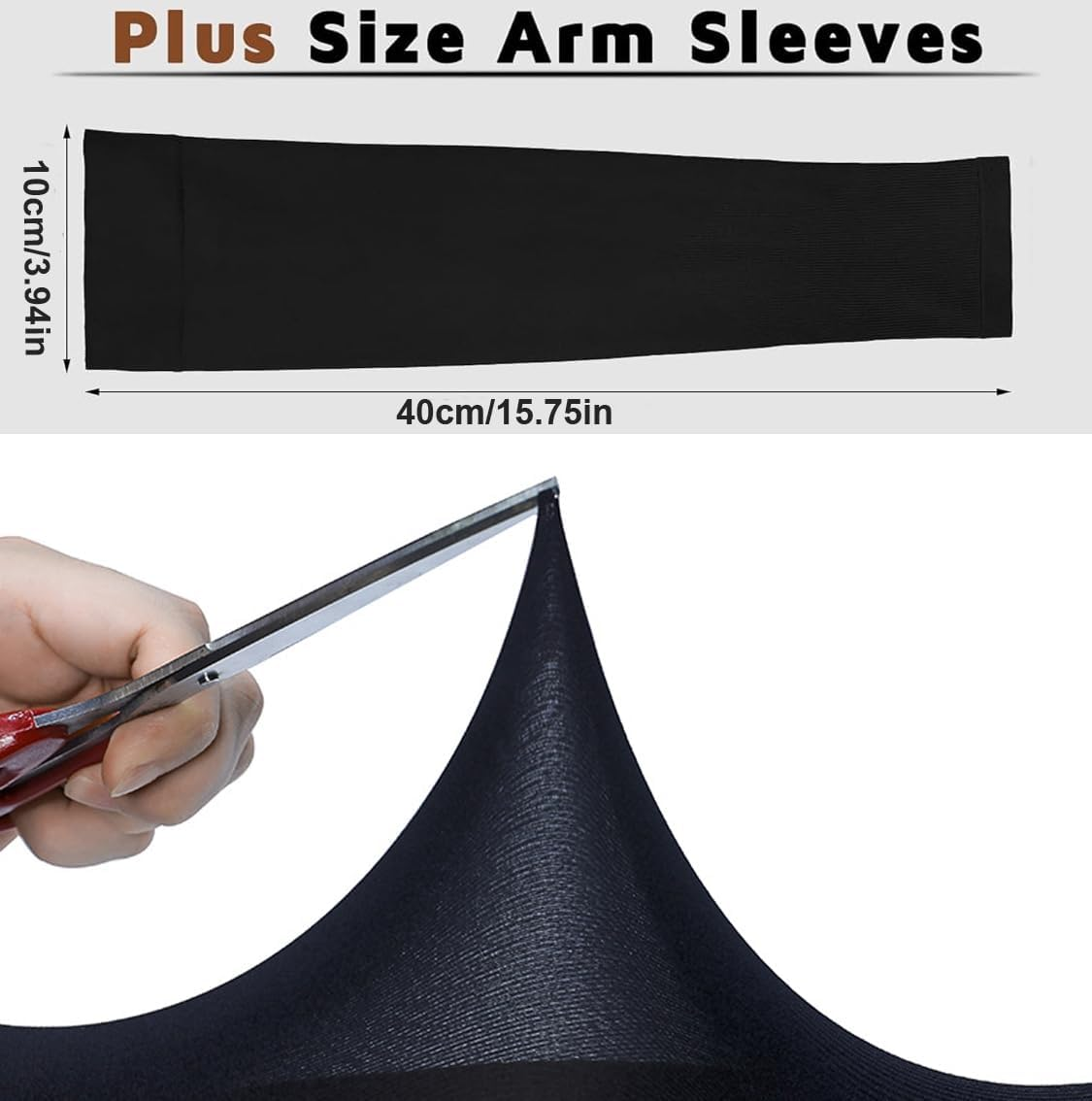 [4 Pairs ] plus Size Arm Sleeves for Women Men Youth|Upf 50 Arm Warmers UV Sun Protection Arm Cooling Sleeves, One Size Sun Protection Arm Sleeve Cover Tattoo image number 1