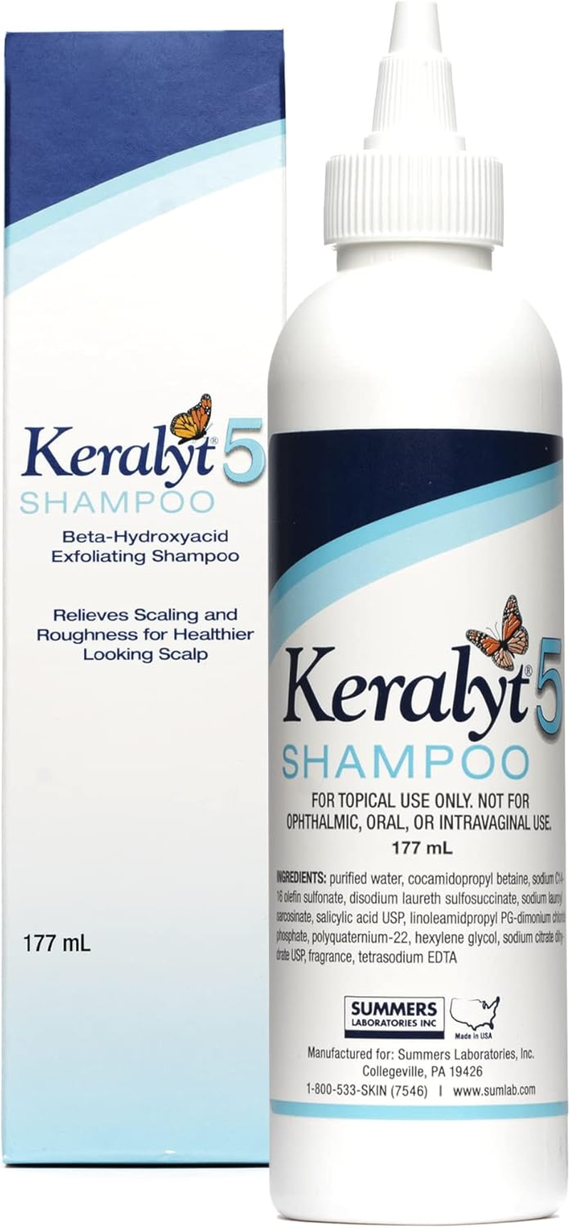 Keralyt 5 Shampoo177 Ml image number 1