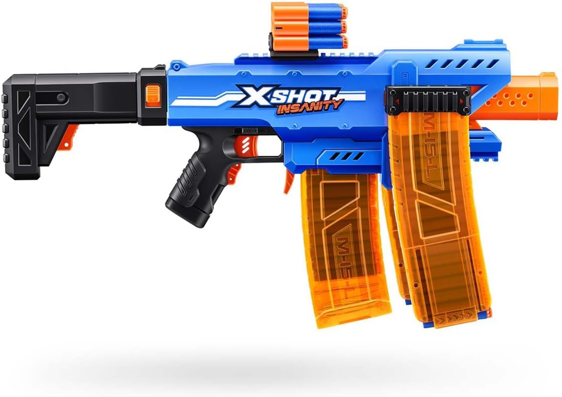 Zuru XSHOT Insanity Motorised Clip Blaster & 72 Darts image number 3