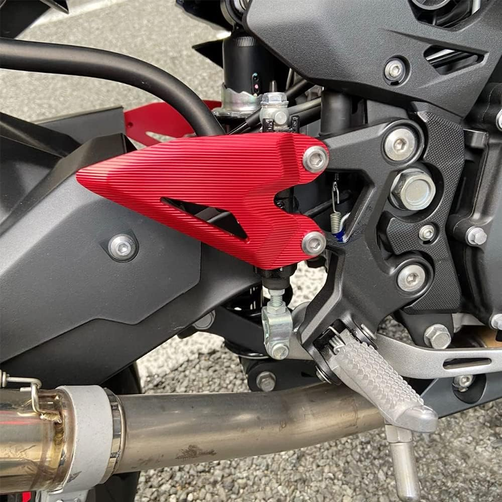 Motorcycle Accessories Rider Front Foot Peg Footrest Rear Set Heel Plates Guard Protector (For Kawasaki Vehicle) NINJA400 Z400 NINJA 400 500 NINJA E-1 Z E-1 Z 7 HYBRID (Black) image number 2