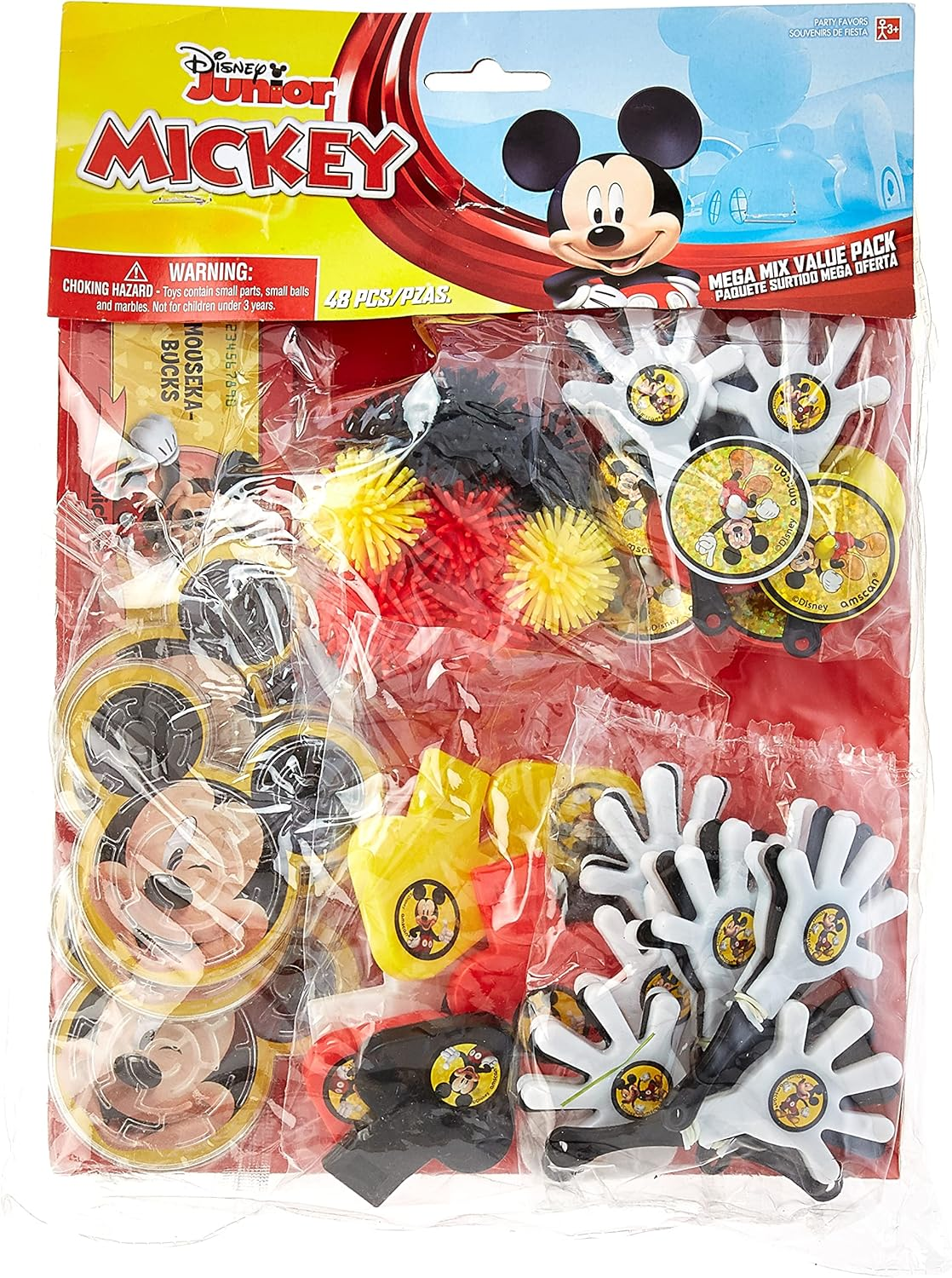 Amscan Mickey Mouse Forever Mega Mix Favors Value Pack (Pack of 48) image number 5