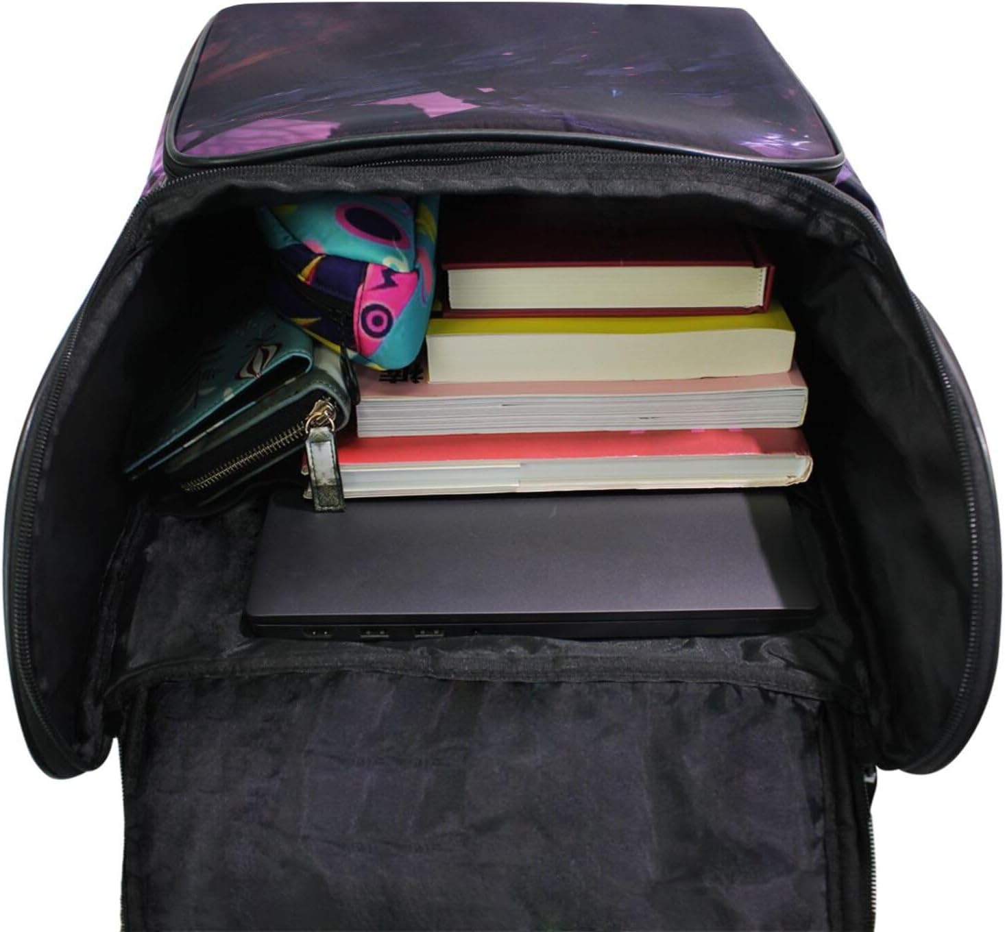 OREZI Schoolbag Bookbag Laptop Backpack for Kindergarten Elementry Middle School Student College Adult Backpack - Cute Doodle Dogs image number 5