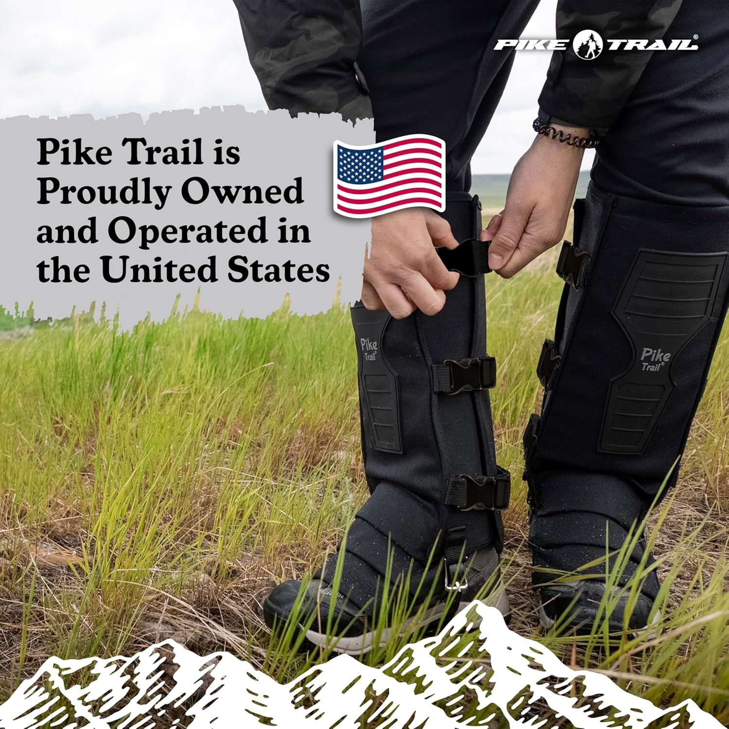 Pike Trail Snake Leg Gaiters: High Performance Protection for Hikers and Hunters - Waterproof, Bite Protective, Durable, Anti-Snake, Lower Leg Outdoor Gear
