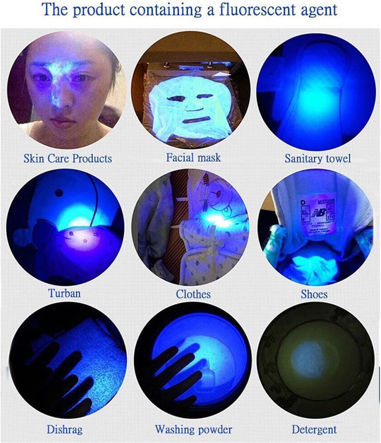 UV Flashlight, 365Nm Ultraviolet LED Flashlight with UV Portable Mini Torch Light Pet Urine Detector for Dog/Cat Urine, Dry Stains, Bed Bug, Matching with Pet Odor Eliminator image number 1