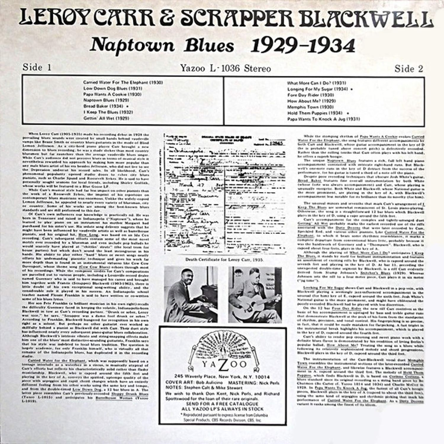 Naptown Blues 1929 1934