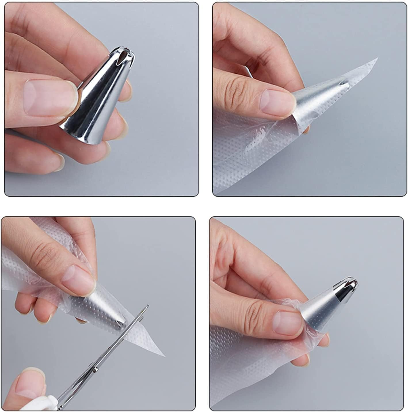 Mumoo Bear 100Pcs Disposable Piping Bags 12 Inch Pastry Bags Piping Bags Disposable Icing Piping Pastry Bags for Cookie/Cake Decorating Supplies anti Burst and Non-Slip Thicken Cake Decorating Bags image number 1