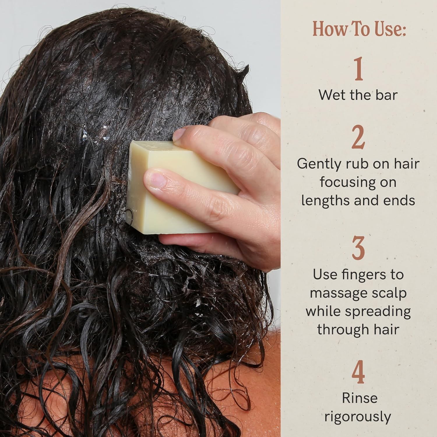 J&middot;R&middot;LIGGETT'S All-Natural Shampoo Bar, Herbal Formula - Supports Strong and Healthy Hair - Nourish Follicles with Antioxidants and Vitamins - Detergent and Sulfate-Free, Set of 3, 3.5 Ounce Bar image number 6