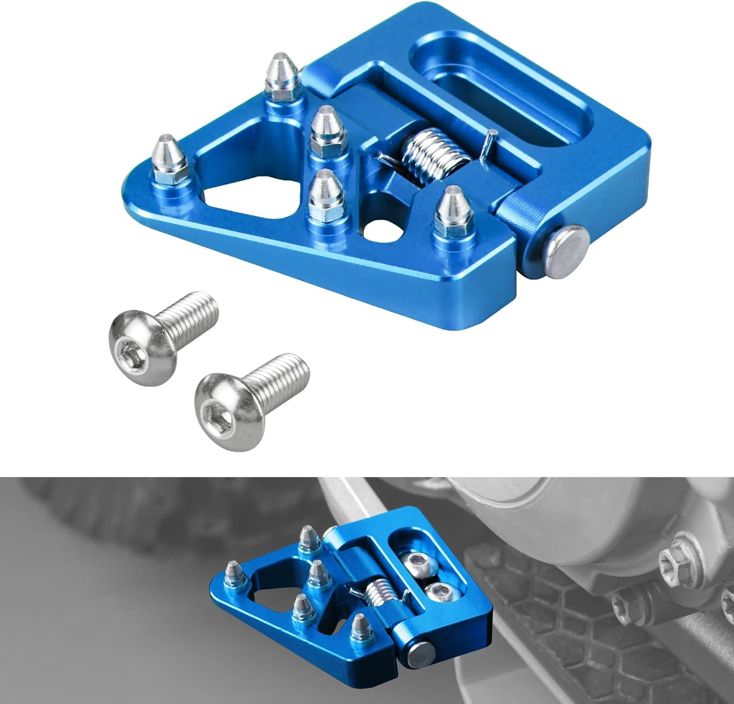 NICECNC Motorcycle Foldable Brake Pedal Replacement Tip Compatible with KTM 125-530 XCW XCFW EXC EXCF 2004-16 690 Enduro R 2008-23 690 SMC R 12-23,Compatible with Husqvarna TC125 250 14-15,See Fitment