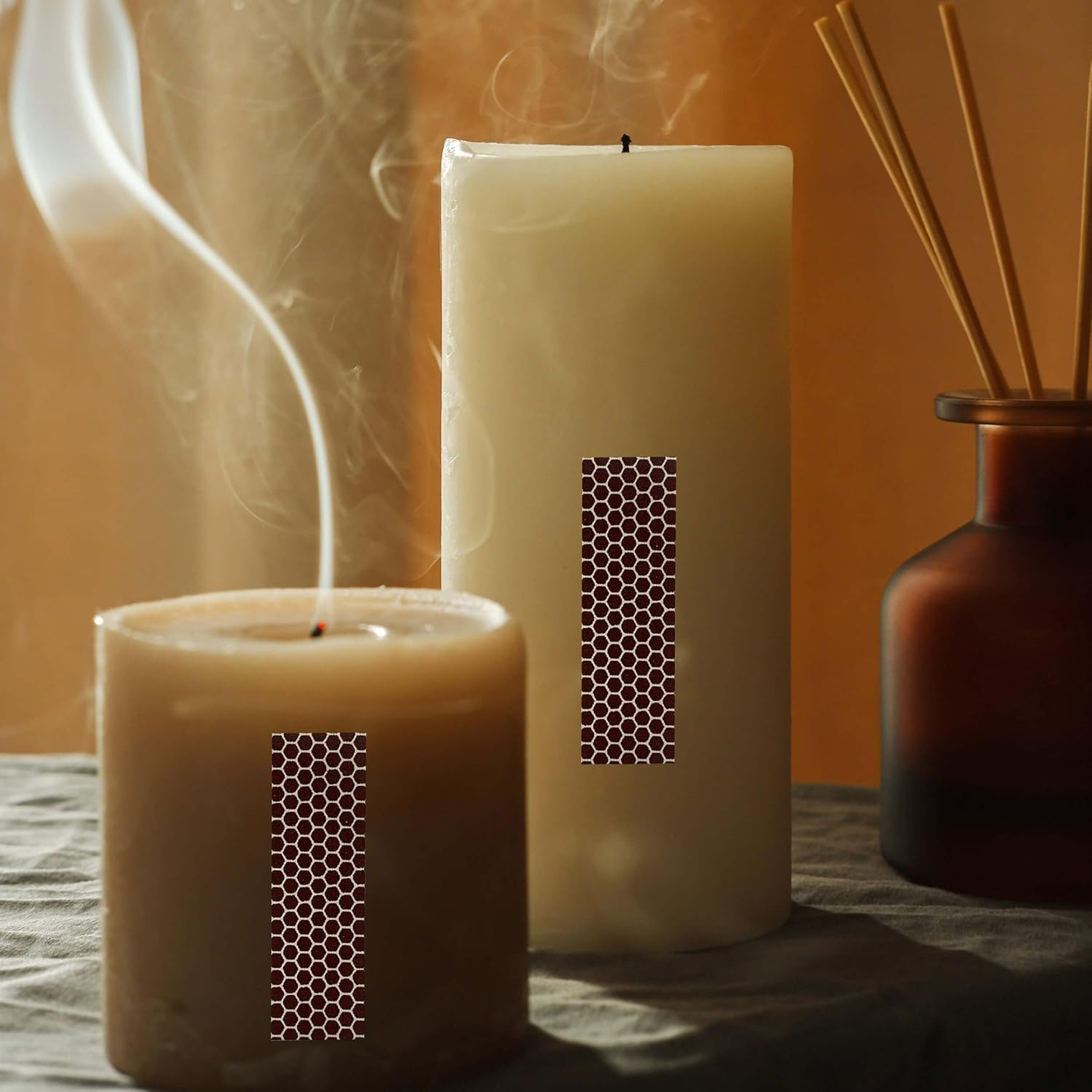 JHZABPO Match Striker Strips, Striker Paper with Adhesive, 2.16" * 0.67"(Pack of 40) image number 2