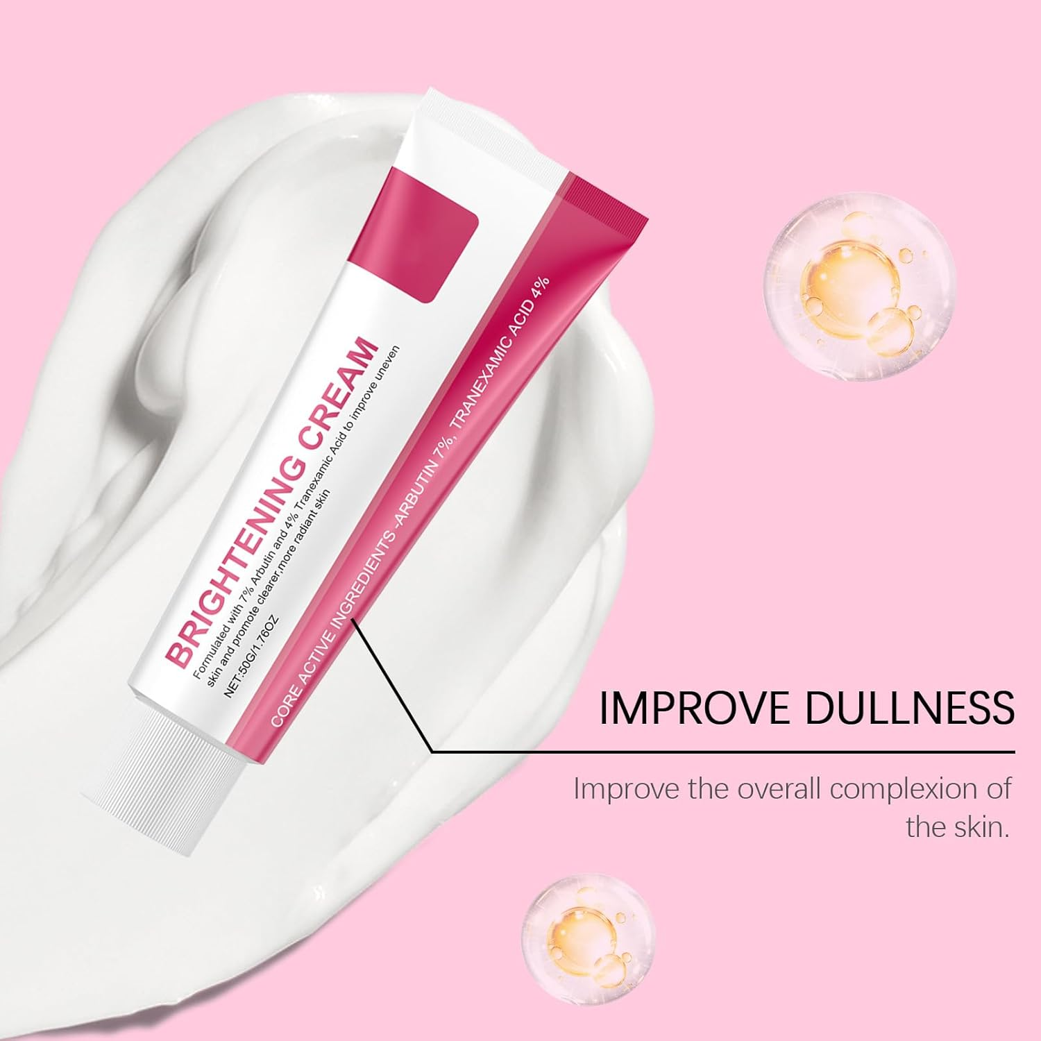 Brightening Cream with 7% Arbutin and 4% Tranexamic Acid - Fade Dark Spots, Freckles,Blemishes & Pigmentation image number 6