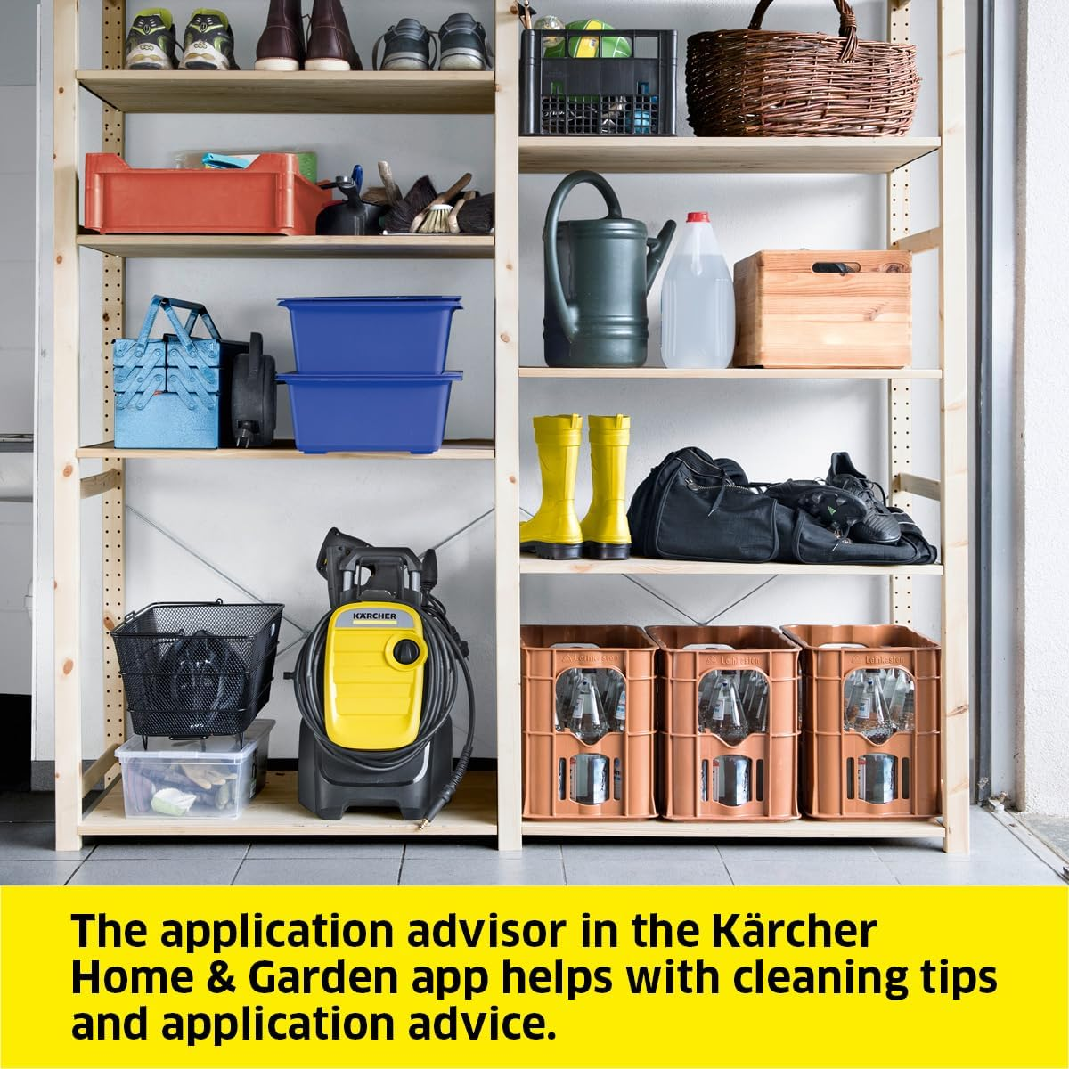 K&auml;rcher K5 Compact 2300PSI Electric Pressure Cleaner/Washer, Flow Rate: 8.3Ltr/Min; 8M Hose with Power Jet & Dirt Blaster, Additional Garden Hose Adapter image number 3