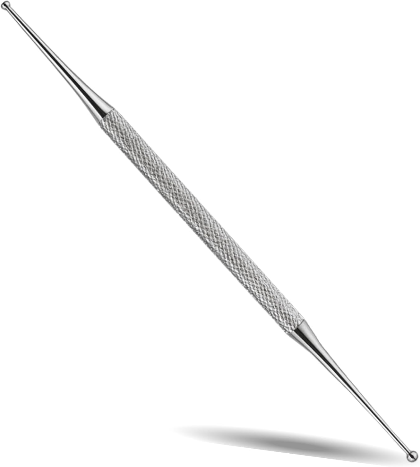 Curette Nail &ndash; (A5) Double Ball Tip Stainless Steel Nail Cleaner & Cuticle Remover &ndash; Professional Dual-End Manicure & Pedicure Instrument for Salon & Home Use