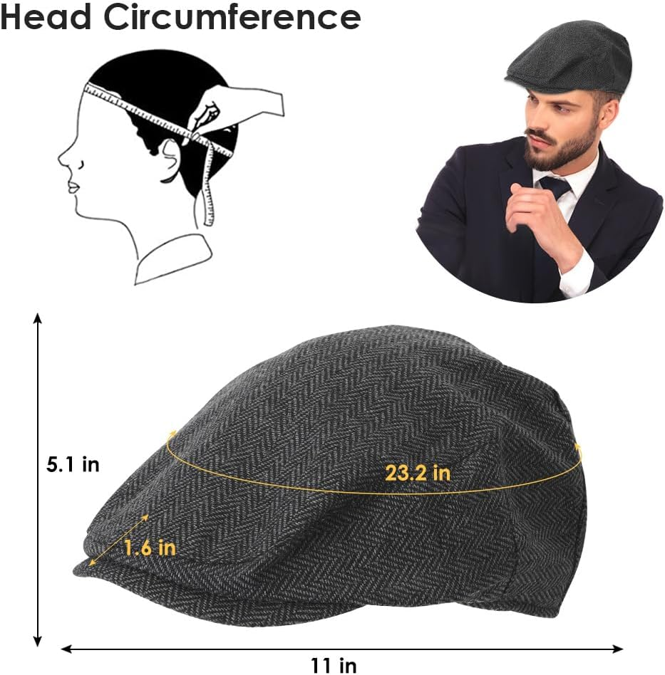 WOTOW 1920S Men&rsquo;S Costumes, Roaring 20S Gatsby Costumes Accessories for Men with Hat Bow Tie Goggles Holder Suspender Mustaches Pocket Watch image number 1