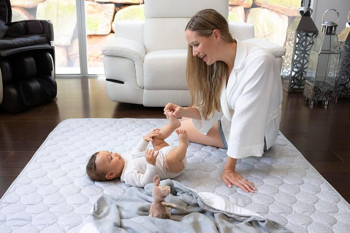 Babyhood Baby Play Mat, Grey Pattern image number 2