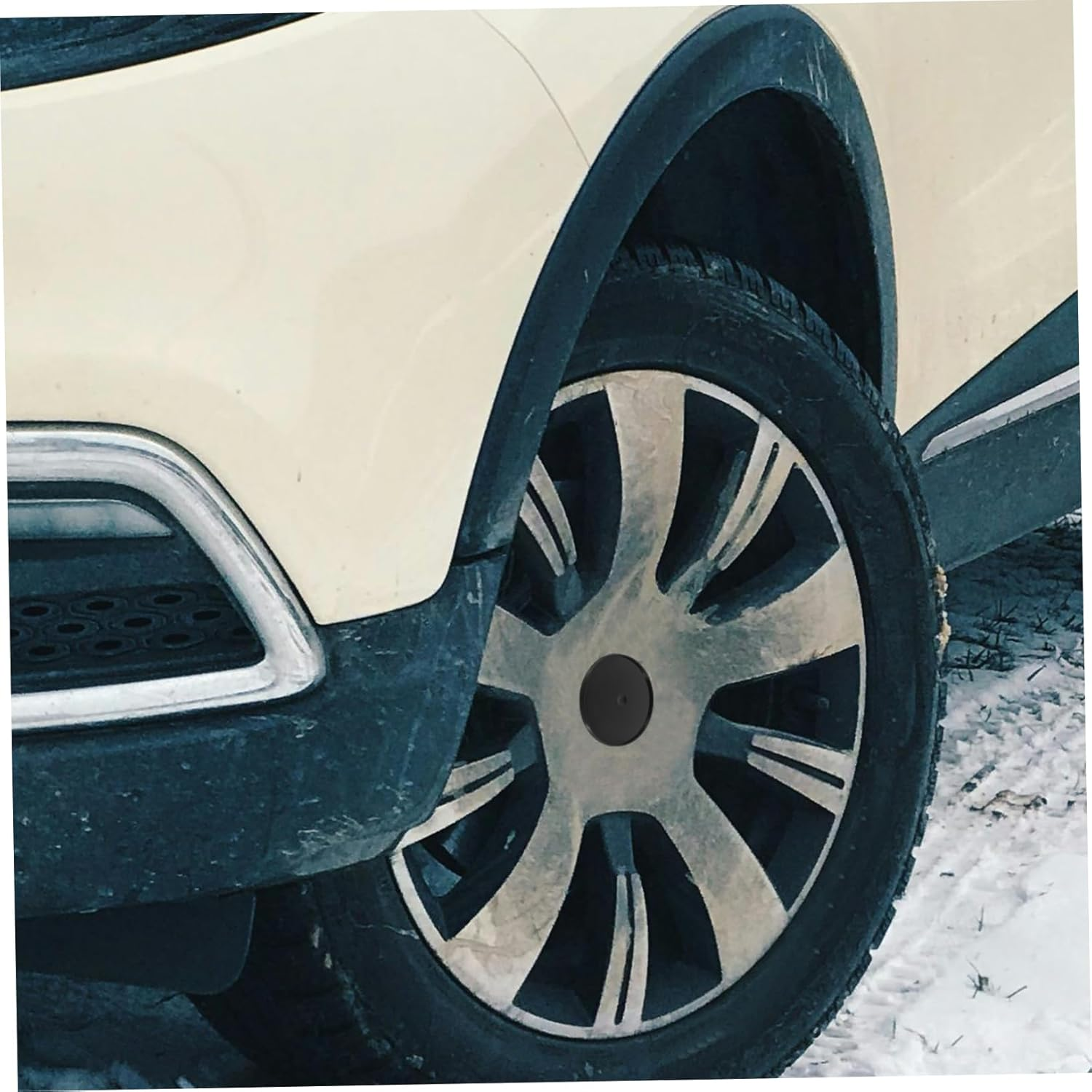 GANAZONO 4Pcs Automotive Tire Hub Caps Replacement Wheel Hub Covers Car Tire Caps Center image number 6