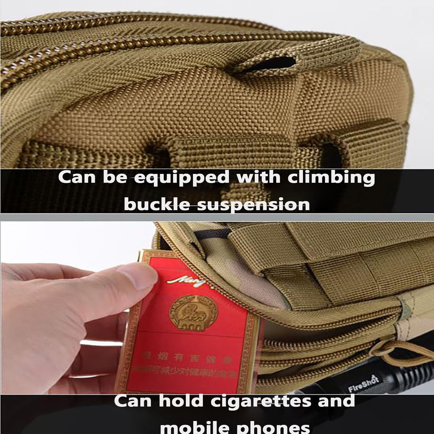 SYGELER Tactical Leg Bag - Military-Grade Compatible Leg Pack/Scanner Holster for Motorcycle Riding, Outdoor Sports & EDC - Waterproof Multifunctional Waist/Thigh Bag image number 6