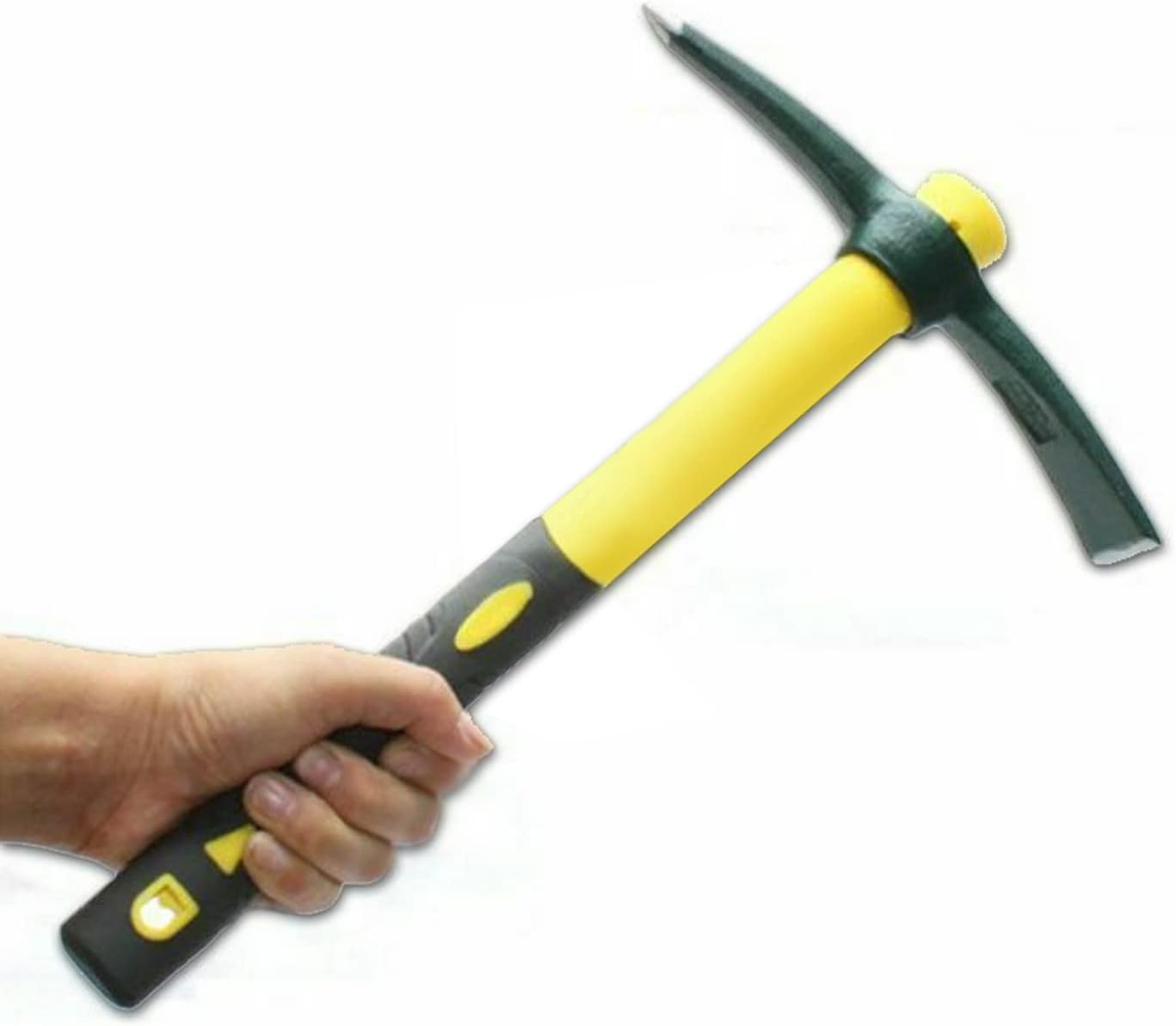JR Joyreap Mattock Outdoor Camping Mountain Fibreglass Handle Mini Pickaxe Garden Farm Tool image number 1