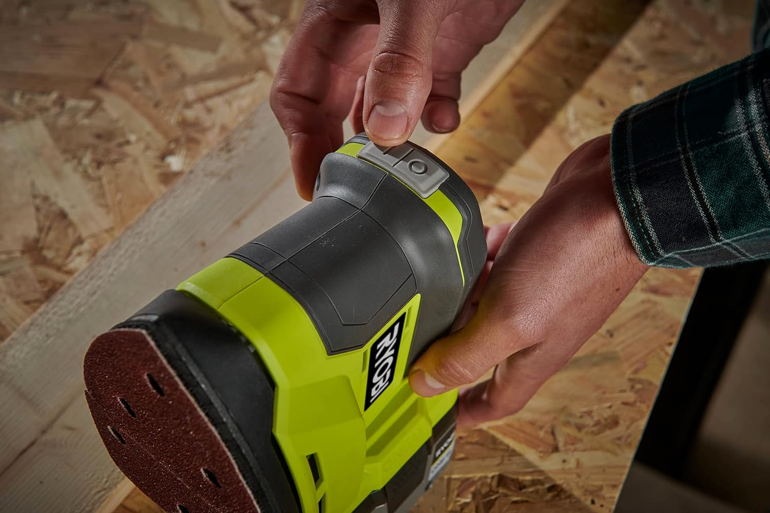 Ryobi R18PS-0 18V ONE+ Cordless Corner Palm Sander (Body Only), One Size image number 2