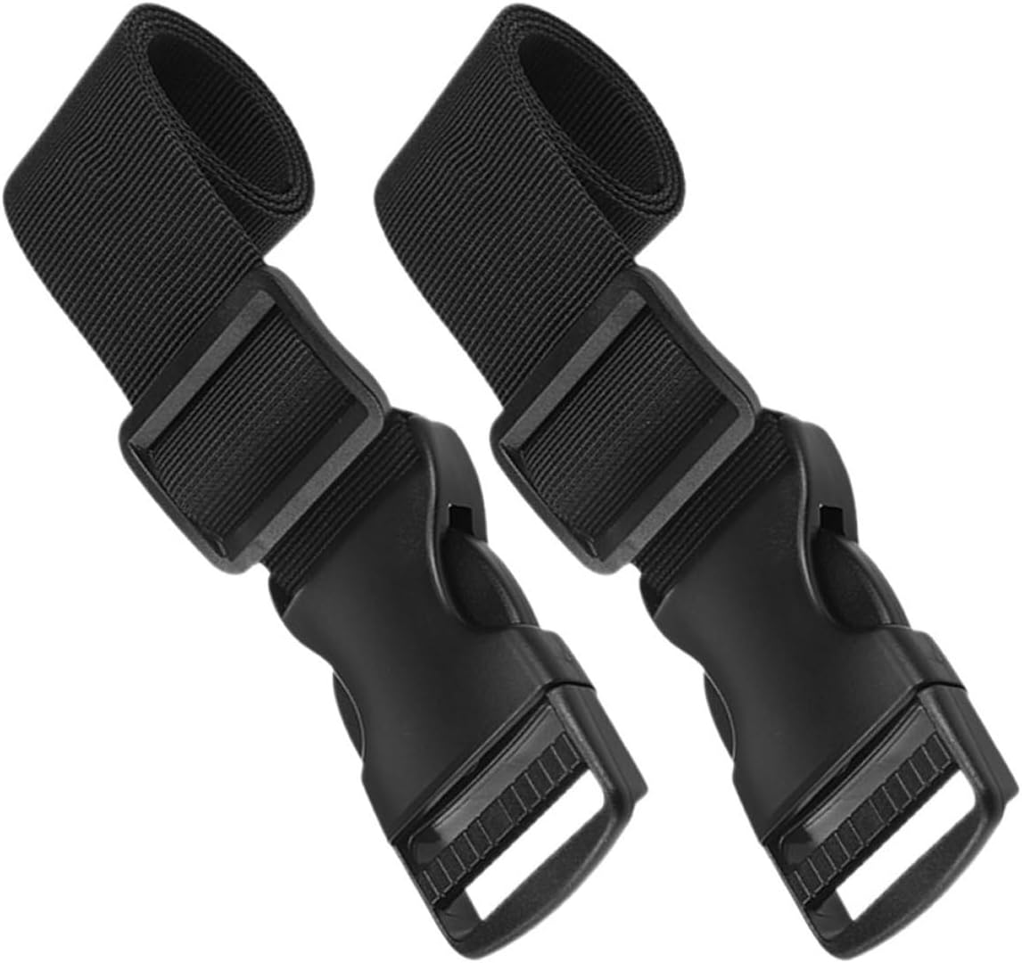 SECFOU 2Pcs Adjustable Nylon Buckle Straps Lightweight Outdoor Luggage Tie down Bands Portable Travel Belt for Backpack Camping and Hiking Gear Secure Attachment image number 5