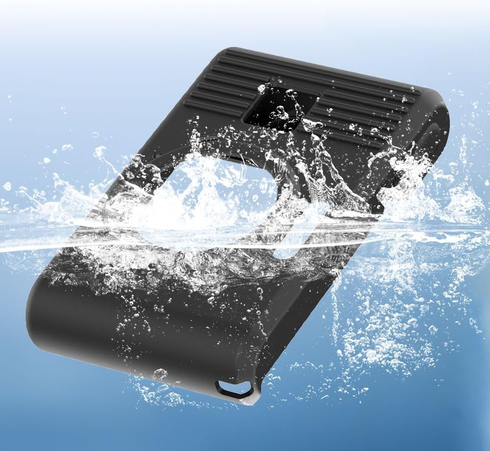 Tedubax Silicone Case for Kodak Pixpro C1 Digital Camera with 2PCS Screen Protector and Lanyard - Black