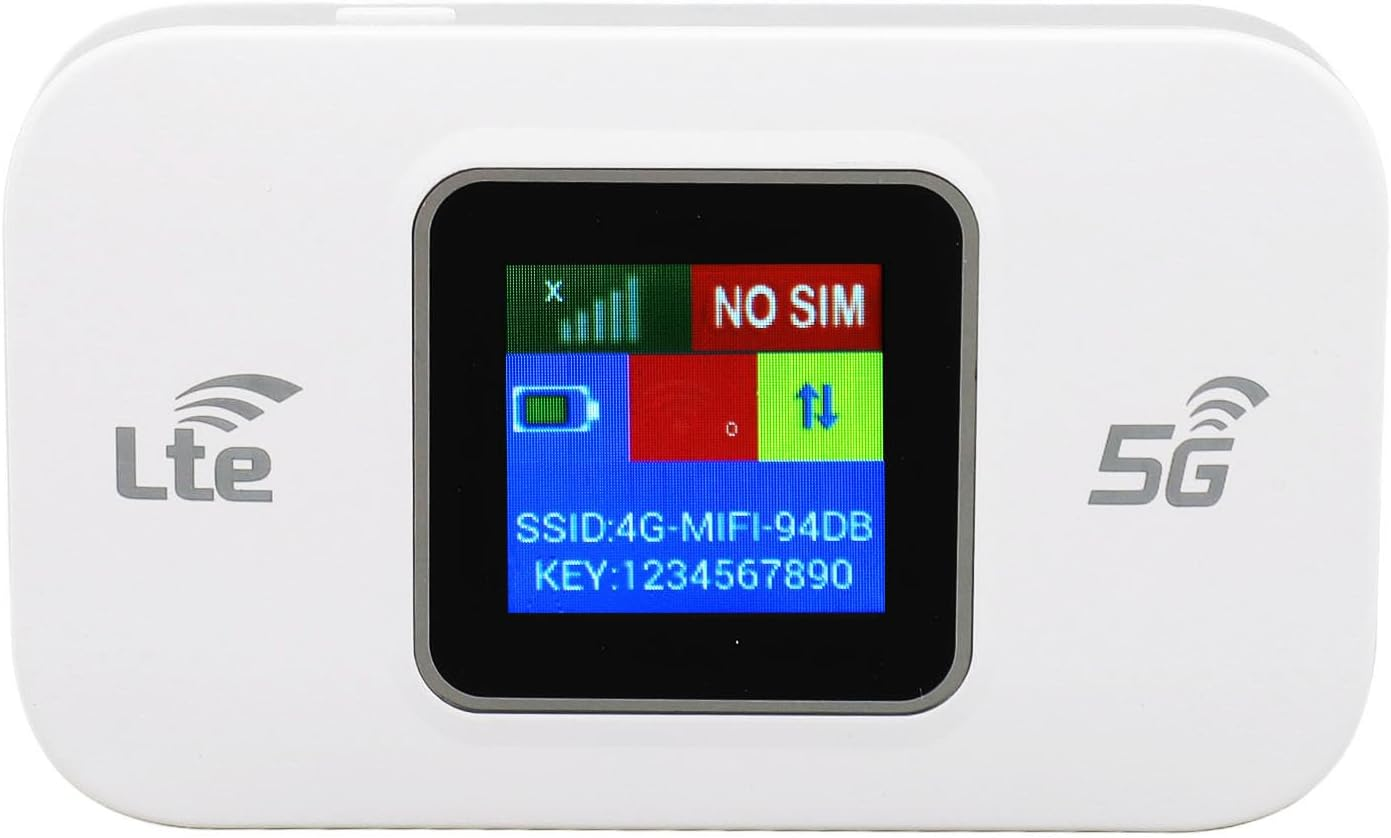 4G LTE USB Wifi Modem, 300Mbps High Speed Portable Travel Hotspot Mini Router, 3000Mah Network Adapter, up to 10 Devices, for Mobile Phone Laptop Tablet image number 2