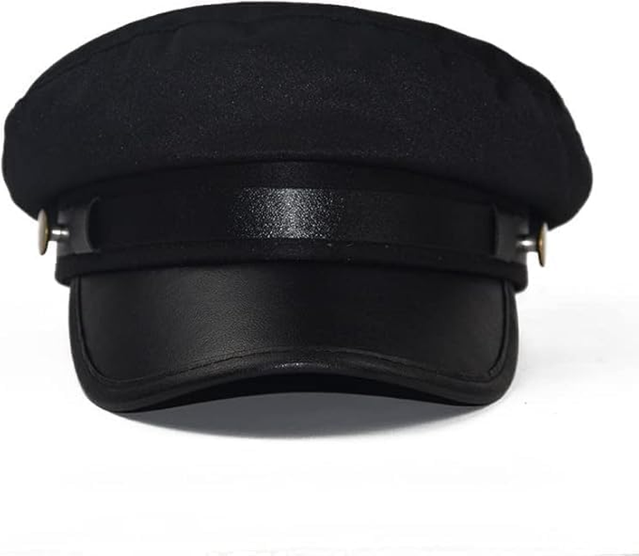 Unisex Beret, Sun - Protective and Breathable Flat - Top Hat, Suitable for Daily Fashion Accessories (Black, One Size) image number 6