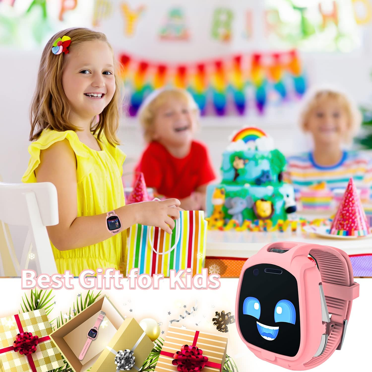 Sports Armband Compatible with Little Tikes Tobi 1 2 Robot Smartwatch, Replacement Soft Silicone Sports Strap with Case Protective Case Shockproof Children'S Protective Case - Green image number 6