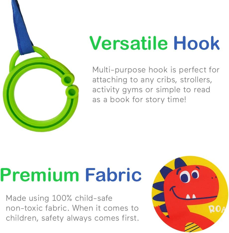 Baby'S My First Family Album | Soft Photo Cloth Book Gift Set for Newborn Toddler & Kids (Dinosaur) image number 4