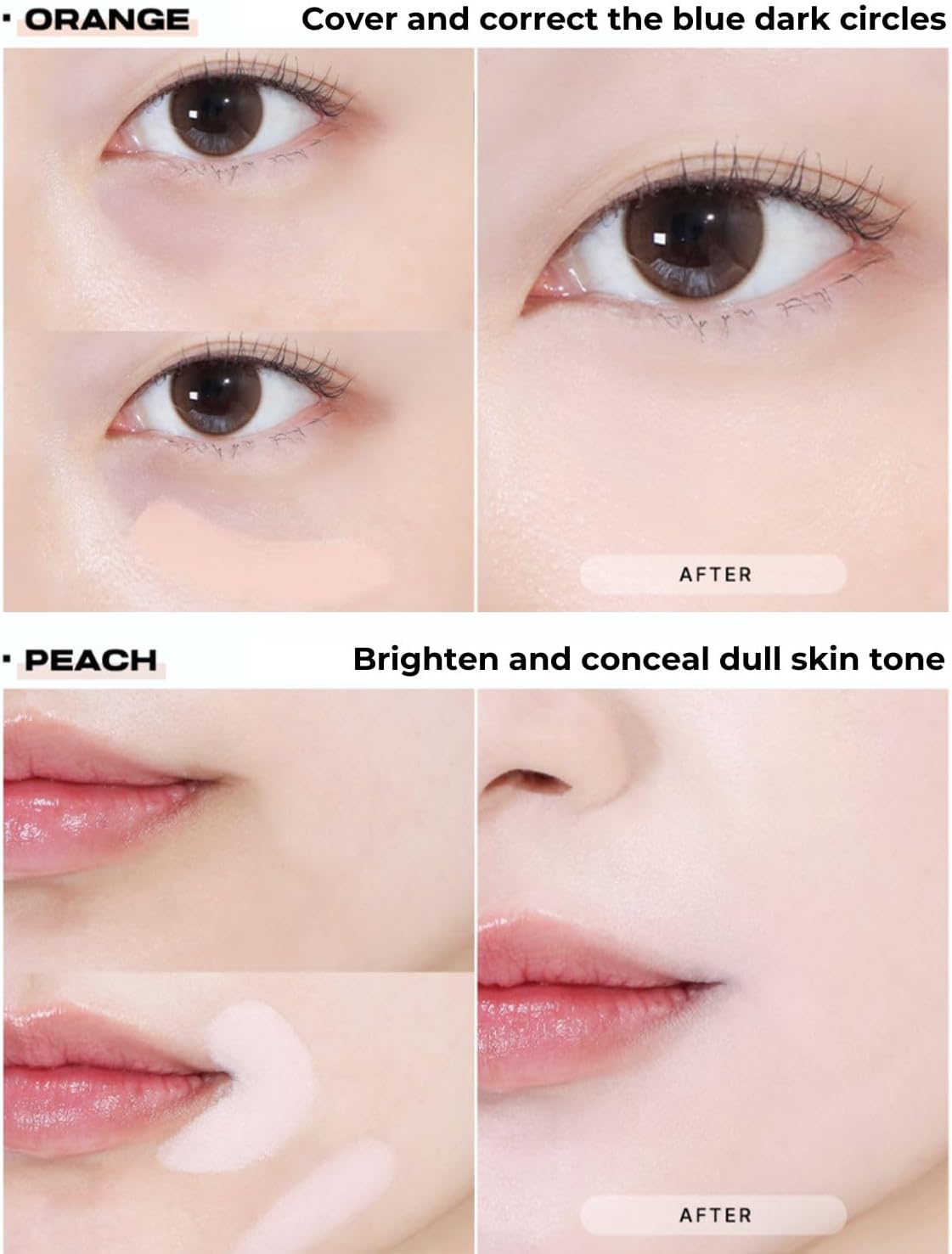 ABOUT TONE Designing Multi Palette All-In-One Palette Concealer Corrector Highlighter Contour Shading Shaping Buildable Blendable Longlasting High Adherence Full Coverage Dark Circles Blemish Redness image number 4
