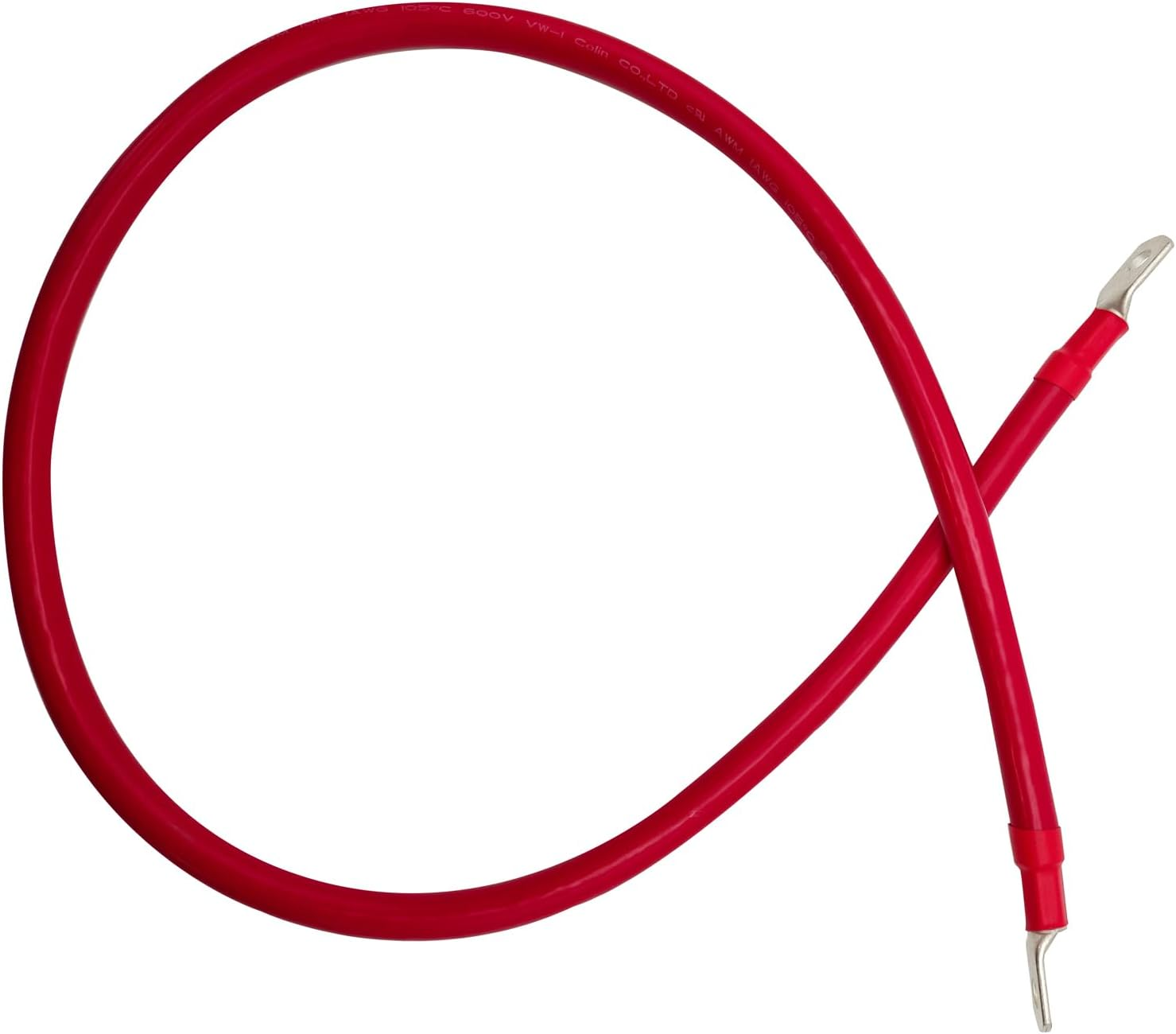 1.5M 1AWG Connector Cable Power Wire Black M8 Lug on Both Ends Superior Corrosion Resistance Inverter Car RV Marine - 1.5M 2Awg Connector image number 7