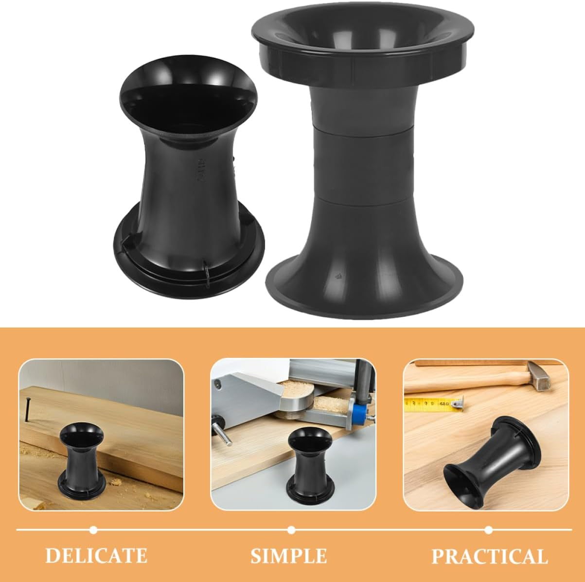 CONGARTENO 2Pcs Bass Woofer Port Tubes Reflex Port Tubes for Speaker Box Enhance Low Frequency Response Extend Speaker Lifespan Small Waist Design