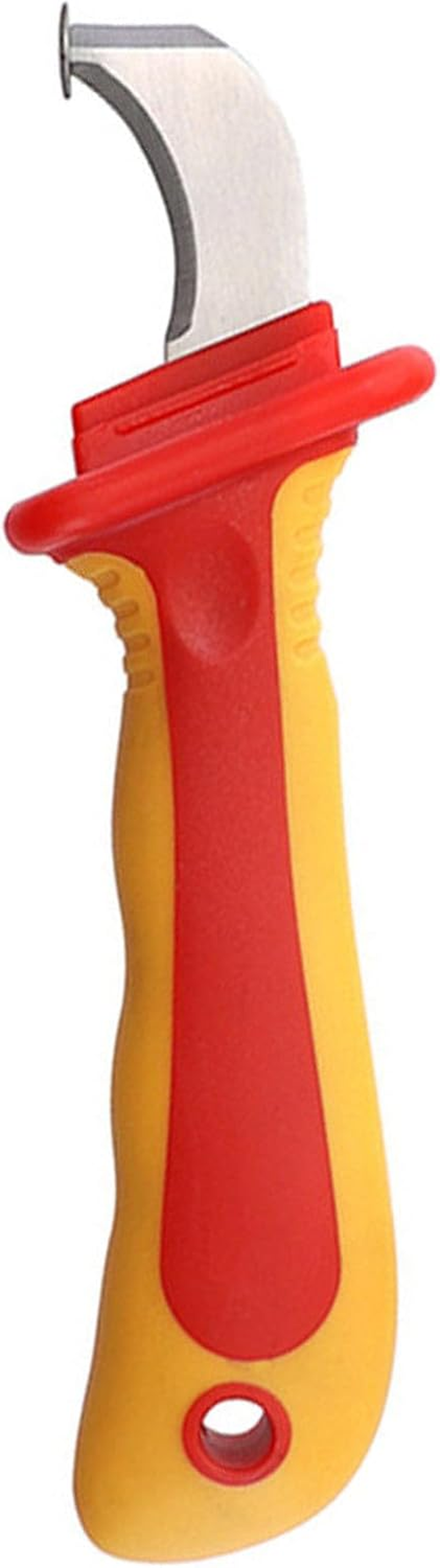 Insulated Sheathing Knife Fast Strip Cable Stripper Cutter Wire Stripping for Electricians and Telecom Use image number 5