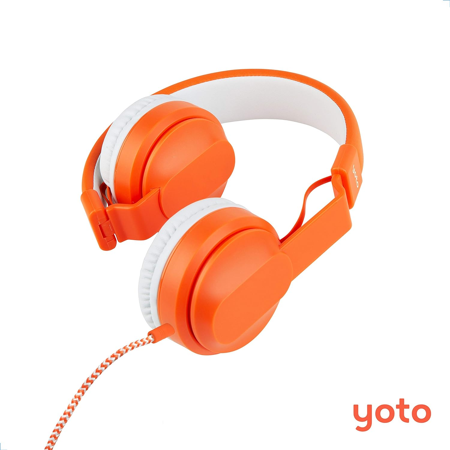 Yoto Wired Headphones &ndash; Kids Yoto Accessories, Lightweight Adjustable & Foldable Over-Ear Headphones with Travel Bag, Volume-Limiting for Safe Listening & Daisy Chain Feature for Audio Sharing image number 3
