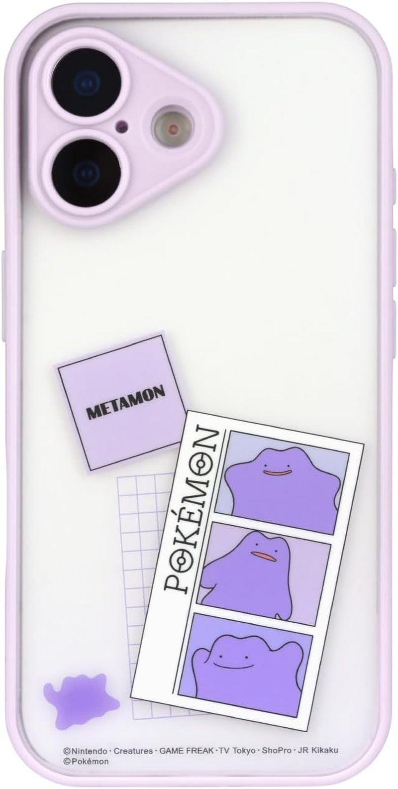 Gourmandies Pokemon Iiiifit Plamp Frame Iphone 17 Compatible Case Yadon & Yadoran & Yadoking PKE-24E