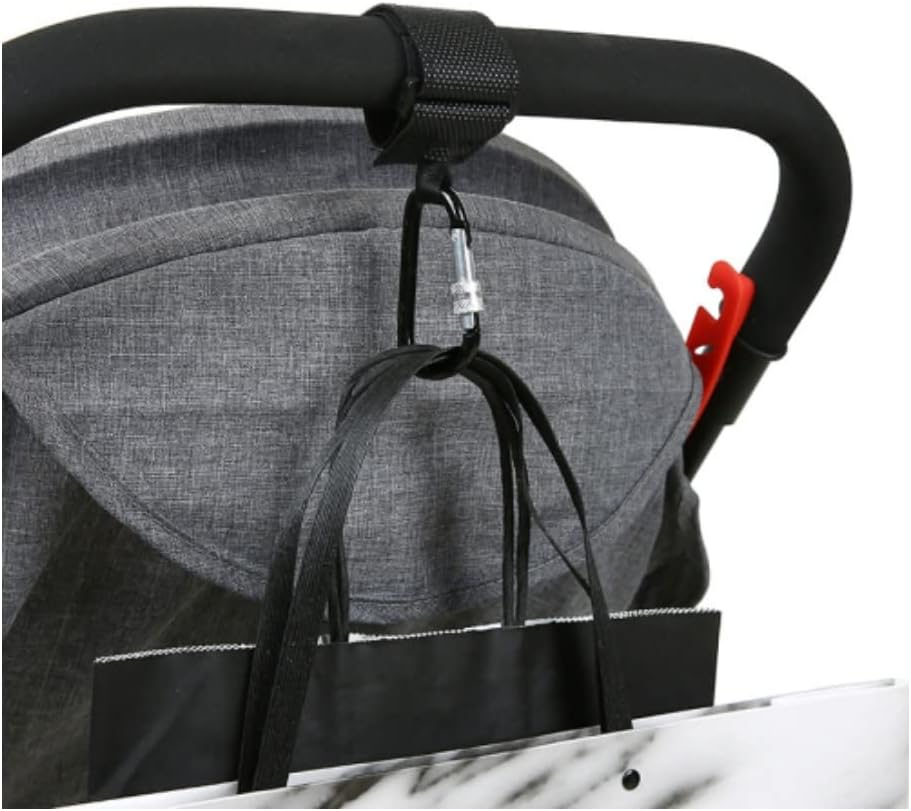 2PCS Universal Hooks Clips for Hanging Bags and Shopping,Convenient Hooks Accessories Perfect for Diaper Bags, Backpack,Shopping Bags,Purse image number 3