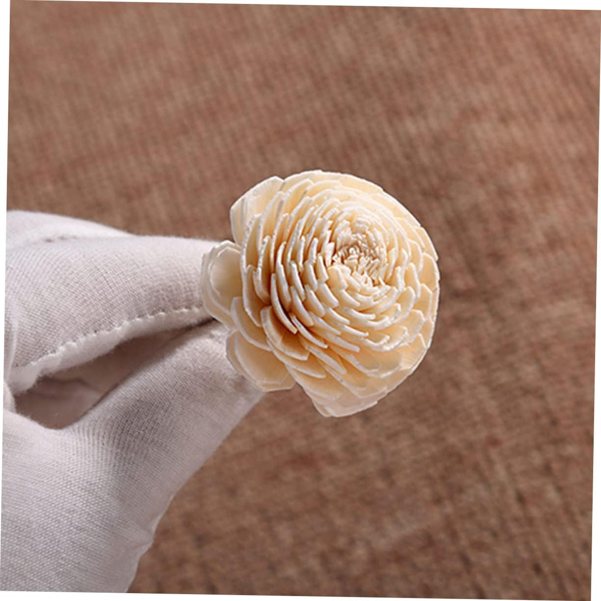 8Pcs Diffuser Flower Sticks Dried Flower Essential Oil Reed Diffusers Home Aromatherapy Decor image number 3