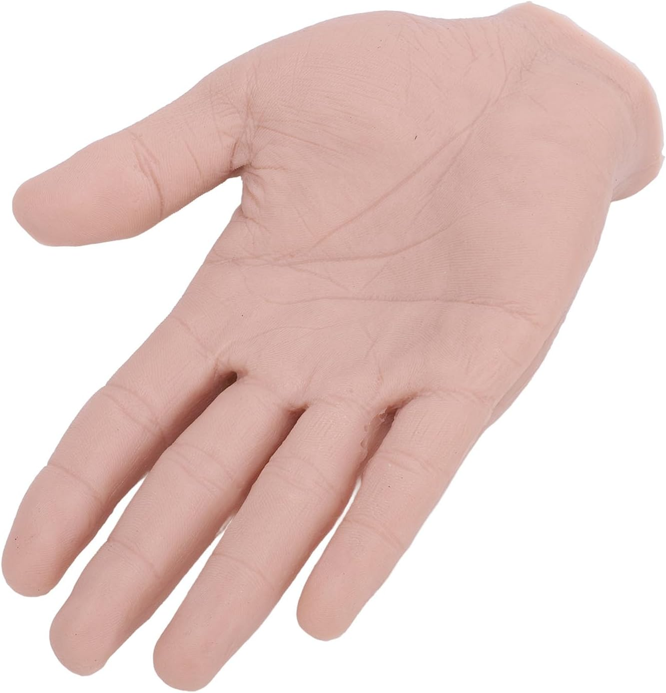 Silicone Male Hand Model, Fake Hand Flexible, Realistic Mannequin Hand for Jewelry Display, Photograph Props, Halloween, Performance, Practice, Painting, Teaching (Right Hand) image number 2