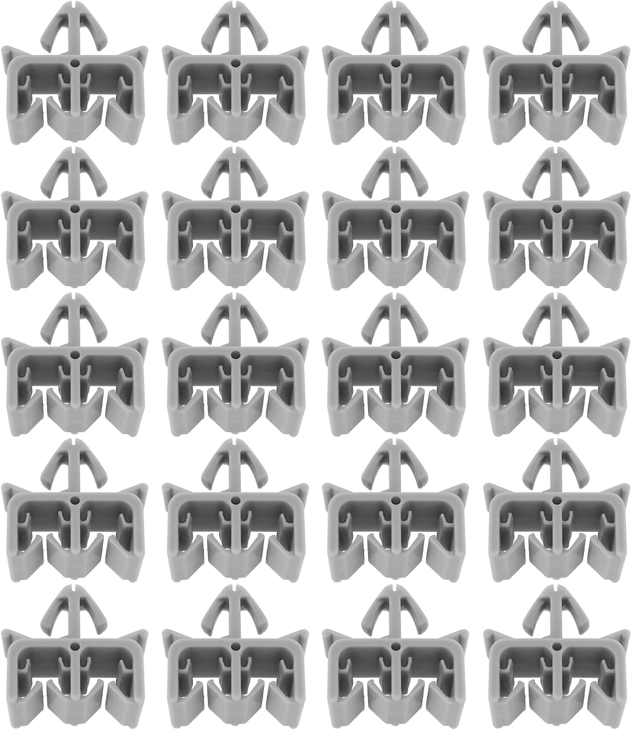 20 Pieces Car Bake Line Retaining Clips 32.5X17Mm Plastic Brake Retaining Line Retaining Clips Compatible with VW Compatible with Toyota image number 6