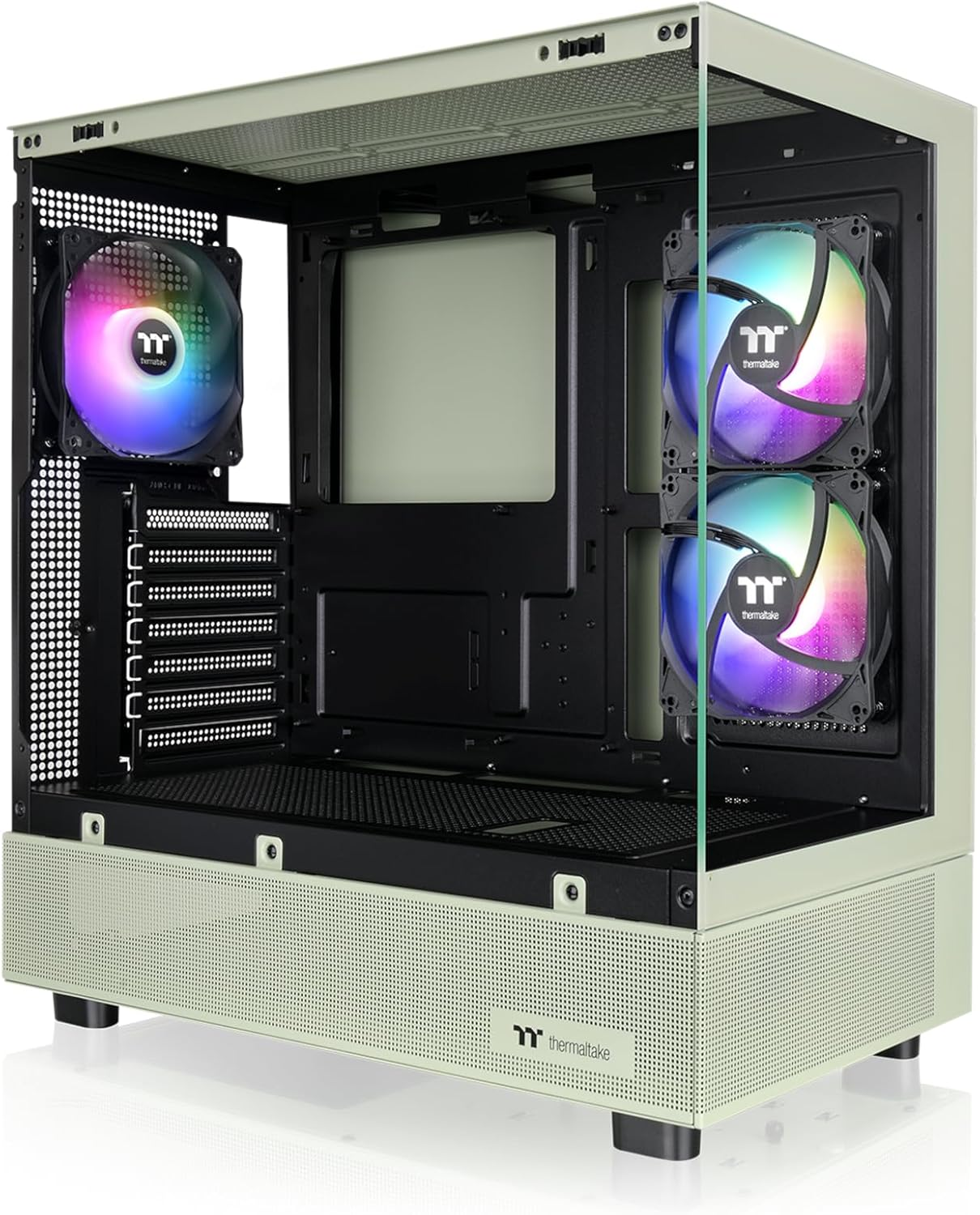 Thermaltake View 270 plus TG ARGB Mid Tower Case Matcha Green Edition, CA-1Y7-00MEWN-01