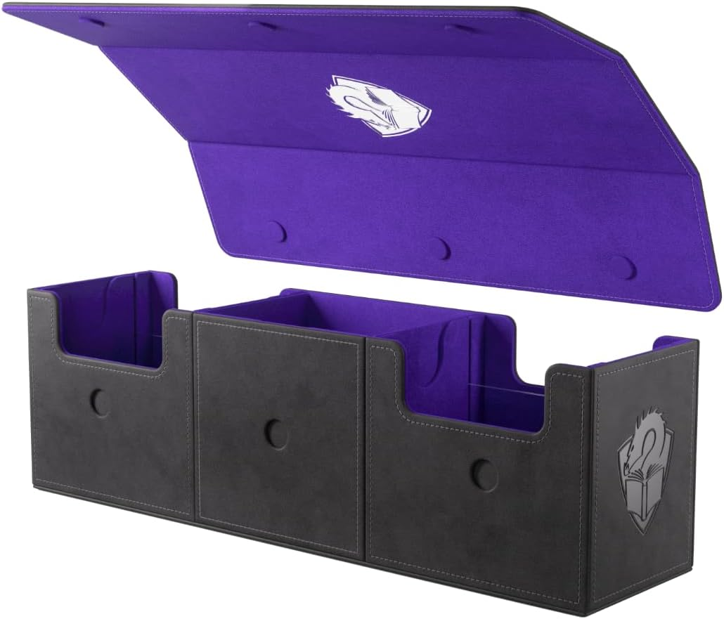 Gamegenic | the Academic 266+ XL Black/Purple | Trading Card & Accessory Holder
