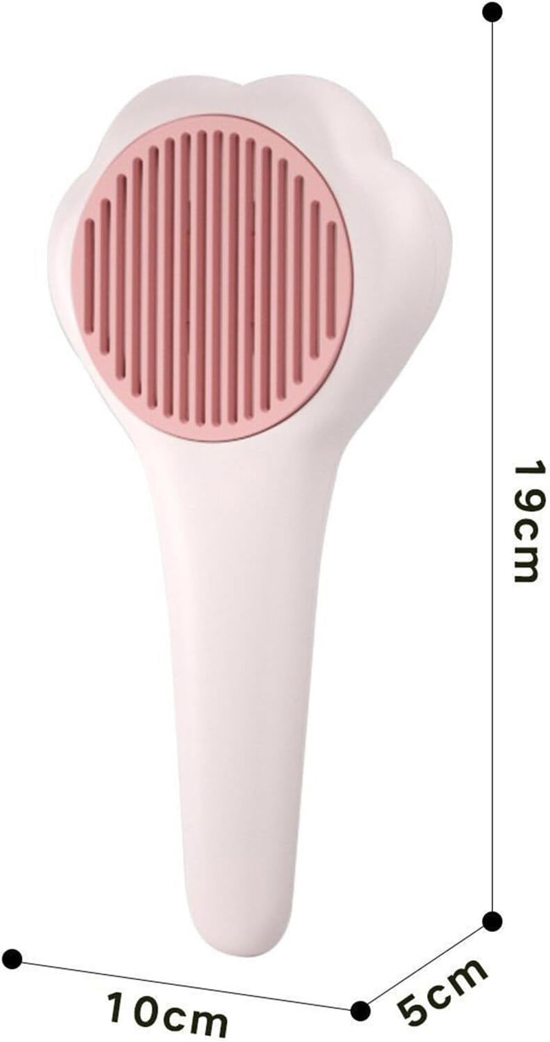 Esenlong Cat Fur Brush, Self Cleaning Slicker Brushes, Removes Loose Undercoat, Pet Deshedding Massage Tool for Cats and Dogs