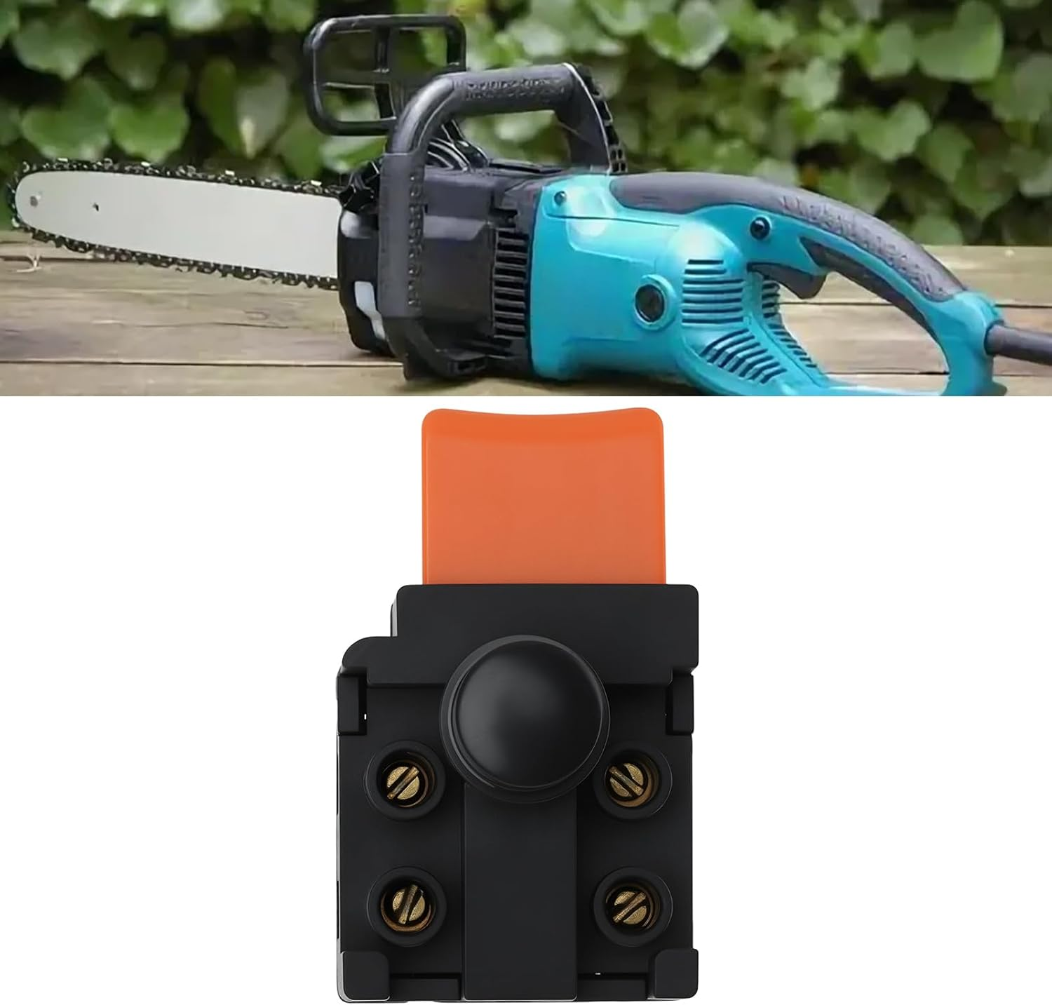 SING F LTD 2PCS Electric Trigger Switch with Speed Control for 5016 Chain Saw FA2-6/2D Power Tool Replacement Part image number 5