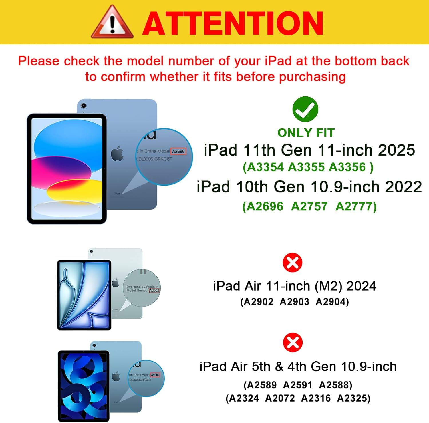 Procase for Ipad 11Th (A16) 11-Inch 2025 / 10Th Generation Case with Keyboard 10.9 Inch 2022, PU Leather Case with Magnetically Detachable Wireless Keyboard -Pink image number 5