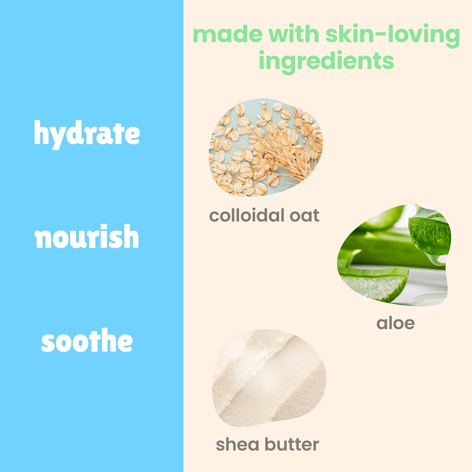 Baby Magic Soothing Hair & Body Wash | 488Ml | Vanilla & Oat | Made with Colloidal Oat | Dermatologist Recommended | Hypoallergenic