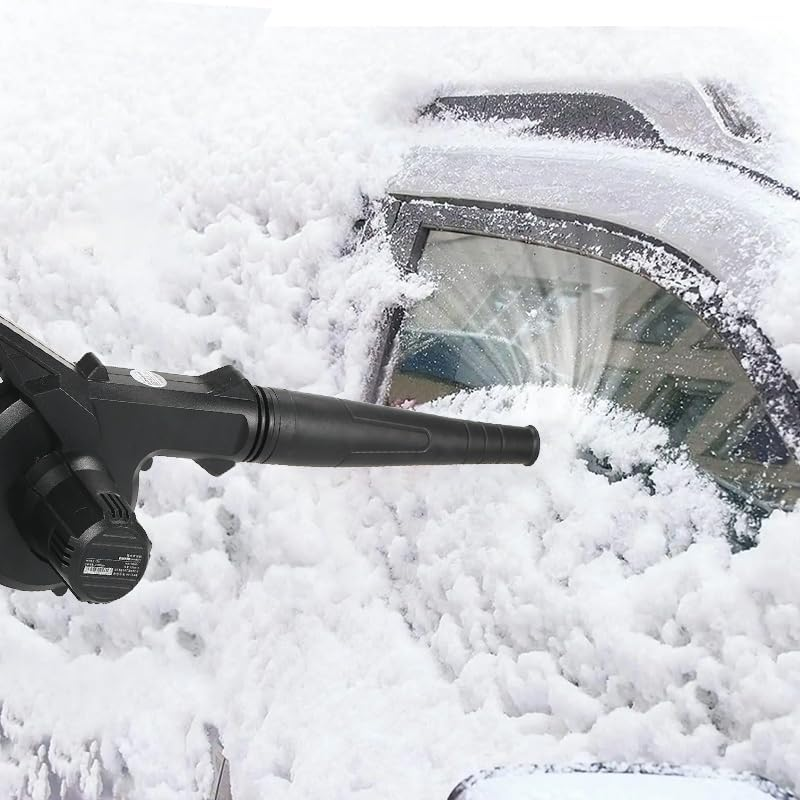 Mingzhe 21V Lightweight Battery Powered Leaf Blowers for Patio, Yard, Sidewalk,Small Leaf Blower，2-In-1 Blower & Vacuum Cleaner Wi Infinite Speed Control Switch image number 5