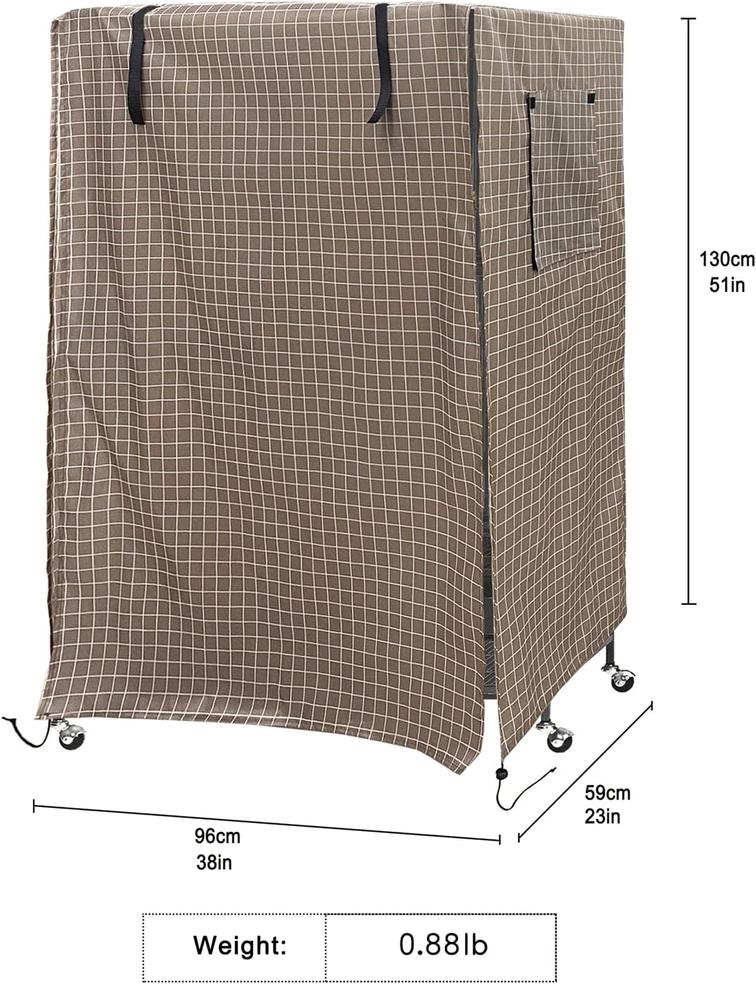 Eacam Birdcage Cover Night Birdcage Cover Sleep Helper for Brid Cage with Window Drawstring Bird Cage Waterproof Windshield Dust-Proof Parrot Cage Cover Breathable Washable Birds Cage Catcher Cover image number 2