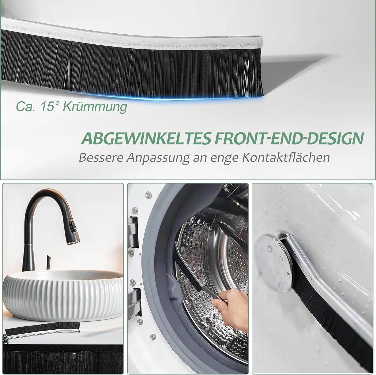 6 Pieces Gap Cleaning Brushes, Grout Brush, Brush Cleaning Set for Tile Floors, Slide Rail, Keyboard, Window, Door Window Rails, Cleaning Brush for Joint Cleaning in Bathroom, Toilet, Kitchen image number 5