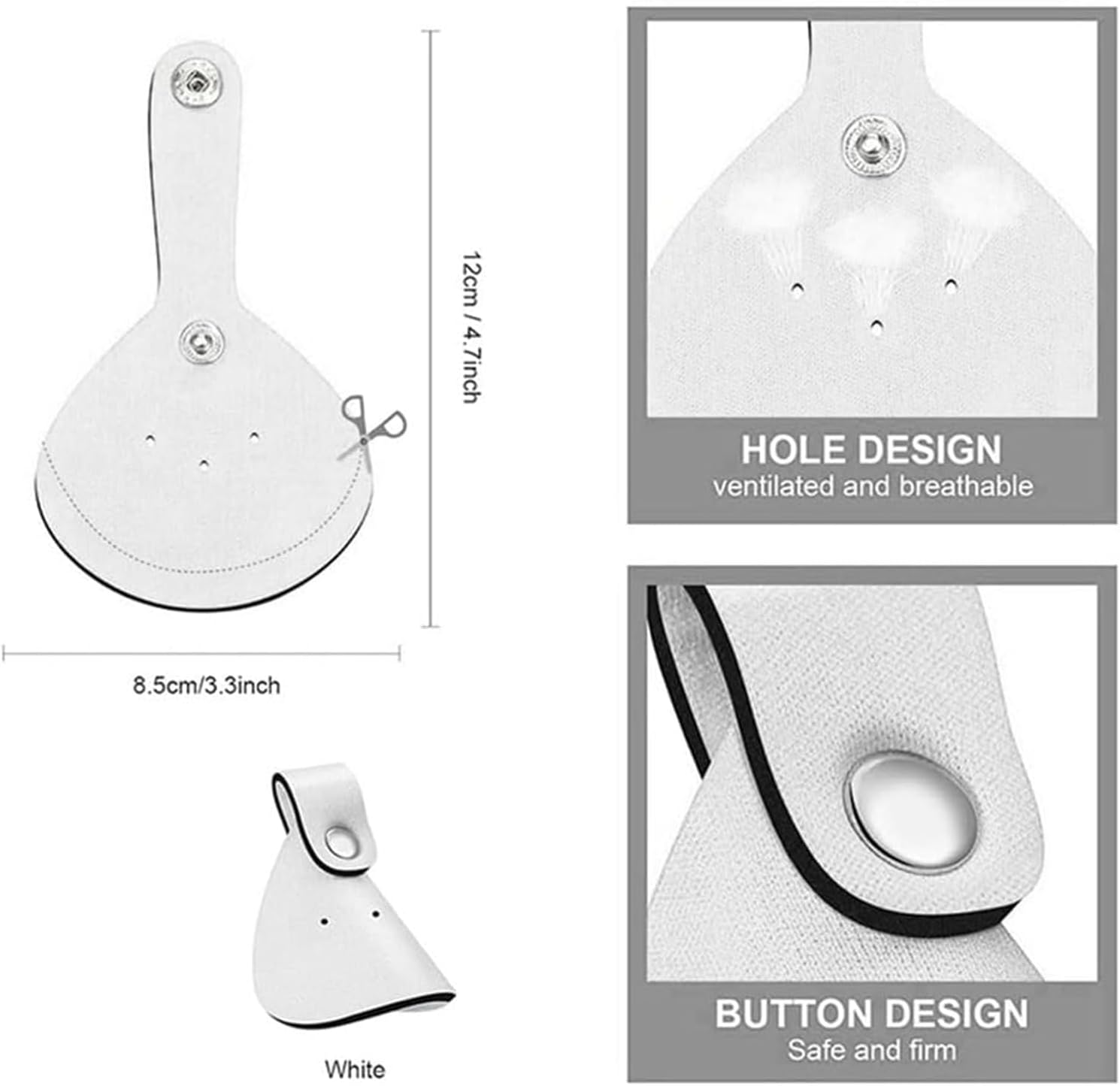 5X Nose Guard for Glasses, Comfortable Light Protection Nasal Cover for Glasses - Outdoor Sunshade Eye Guard, UV Protection Nose Mask for Tanning Walking Running image number 2