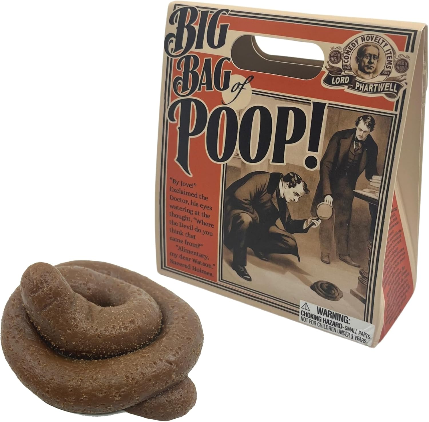 House of Marbles Big Bag of Poop! Novelty Gift & Prank Toy image number 2