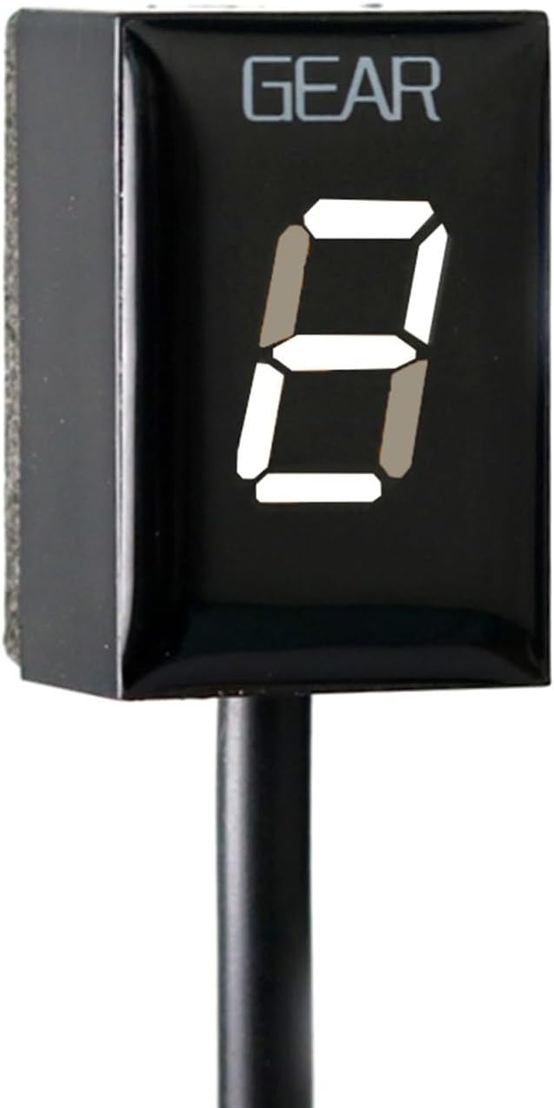 Gear Indicators, for CB300F CB 300 F 2015 2016 2017 2018 CB 300F Motorcycle Accessories1-6 Speed Gear Display Indicator Digital Meter (Size : White) image number 3